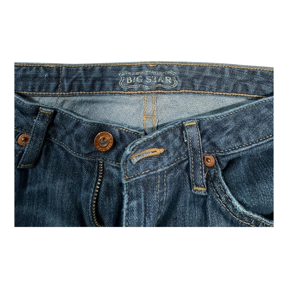 Big Star Womens Denim Jeans Bootcut Blue Wash Size 27 Lyocell Blend Made in USA - Picture 5 of 14